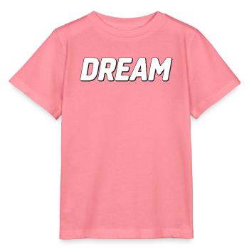 Dream Bold Typografie-Kunst - Stanley/Stella Kinder T-Shirt MINI CREATOR  - Pink  - Vorne