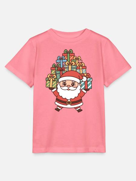Weihnachtsmann Nikolaus - Stanley/Stella Kinder T-Shirt MINI CREATOR - Pink