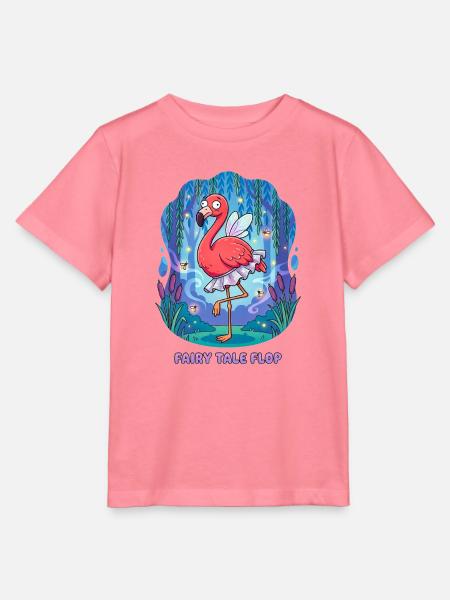 Lustige Flamingofee - Stanley/Stella Kinder T-Shirt MINI CREATOR - Pink