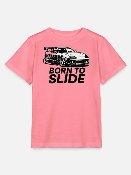Born to Slide - Stanley/Stella Kinder T-Shirt MINI CREATOR - Pink