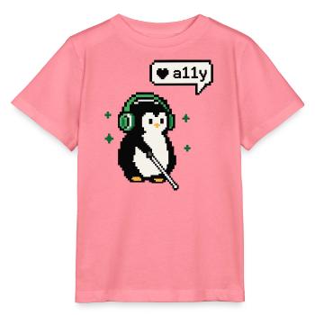 A11y Penguin - Pixel Accessibility - Stanley/Stella Kinder T-Shirt MINI CREATOR  - Pink  - Vorne