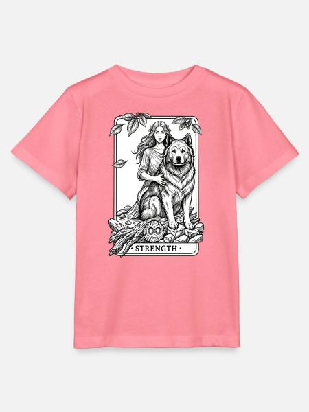 Eurasier | Strength | Tarot - Stanley/Stella Kinder T-Shirt MINI CREATOR - Pink