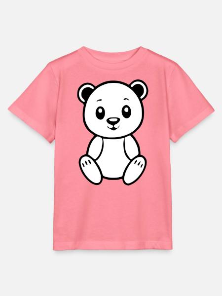 Bär Bärchen T-shirt Geschenk - Stanley/Stella Kinder T-Shirt MINI CREATOR  - Pink 