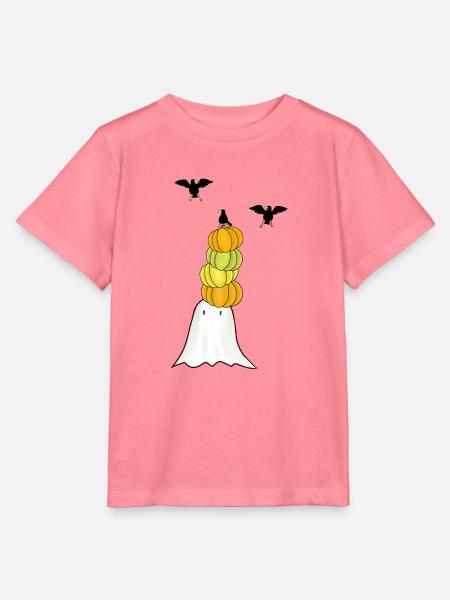Geist mit Kürbis-Turm - Stanley/Stella Kinder T-Shirt MINI CREATOR  - Pink 