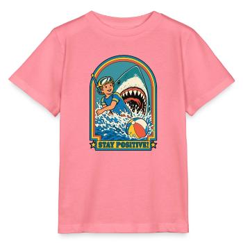 Positiv bleiben - Stanley/Stella Kinder T-Shirt MINI CREATOR  - Pink  - Vorne