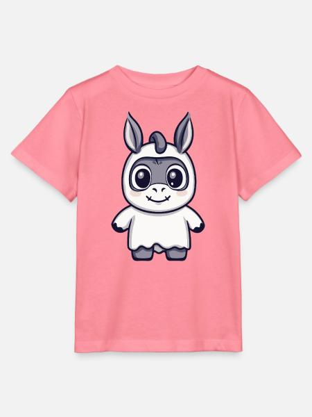 Esel Halloween Geist - Stanley/Stella Kinder T-Shirt MINI CREATOR - Pink