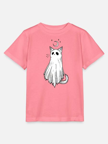 Nebelkatze im Mondschein - Stanley/Stella Kinder T-Shirt MINI CREATOR - Pink