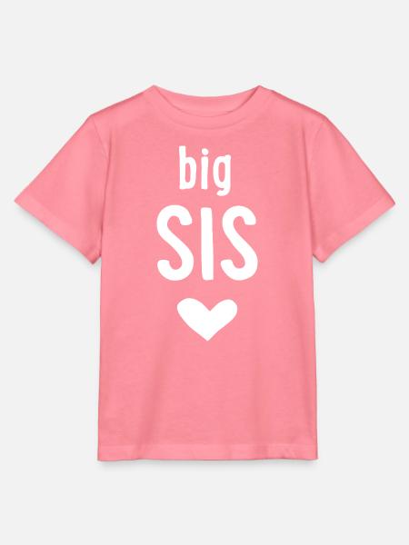 Big Sis - Stanley/Stella Kinder T-Shirt MINI CREATOR - Pink