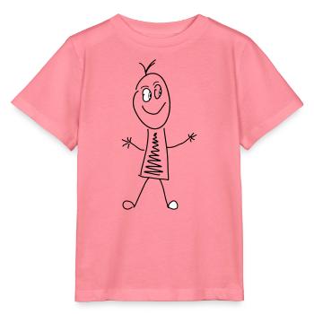Strich Figur - Stanley/Stella Kinder T-Shirt MINI CREATOR  - Pink  - Vorne
