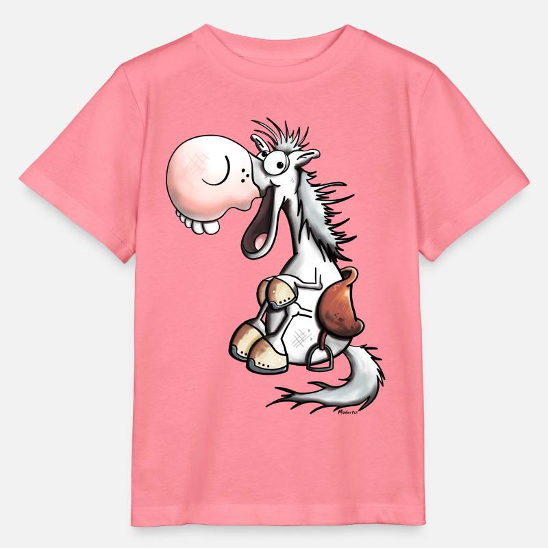 Cheval Rire - T-shirt bio MINI CREATOR Stanley/Stella Enfant - rose 
