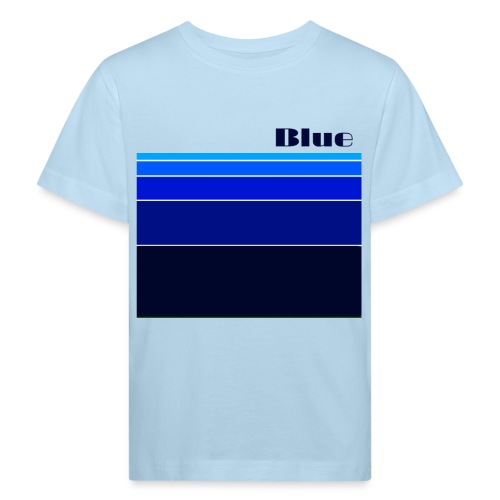 Blue - Kinder Bio-T-Shirt