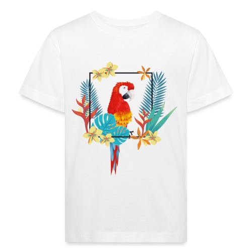 Papagei - Kinder Bio-T-Shirt