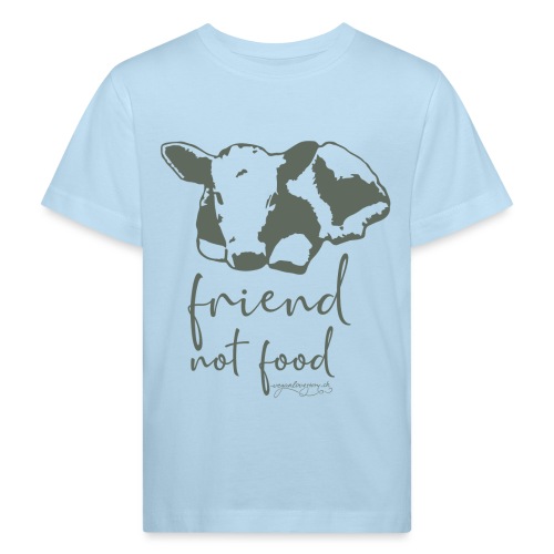 FELIX friendnotfood grüngrau - Kinder Bio-T-Shirt