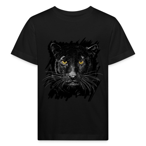 Schwarzer Panther - Kinder Bio-T-Shirt