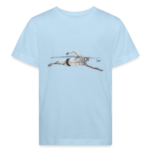 Bronko55 No.38 – Schwimmer - Kinder Bio-T-Shirt