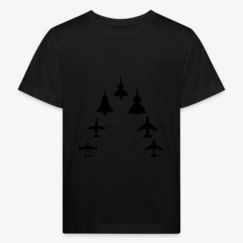 Swedish Air Force - Jet Fighter Generations - Ekologisk T-shirt barn