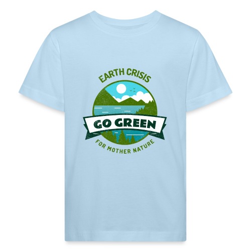Earth Crisis Go Green For Mother Nature - Kinderen Bio-T-shirt