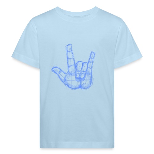 Sketchhand ILY - Kinder Bio-T-Shirt