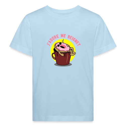 J'ADORE ME BEIGNET ! (café) - T-shirt bio Enfant