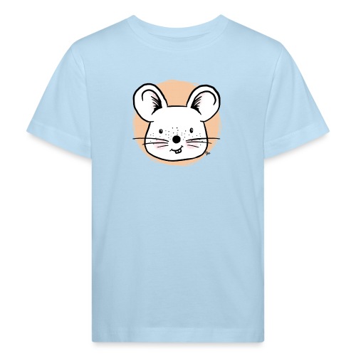 Süße Maus - Portrait - Kinder Bio-T-Shirt