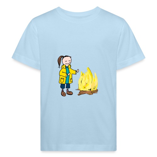 LOTTE am Feuer - Kinder Bio-T-Shirt