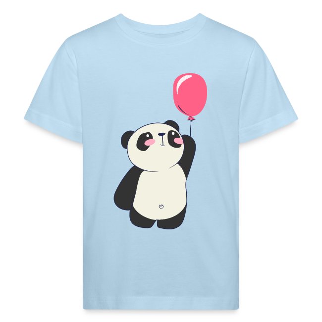 Panda mit Luftballon