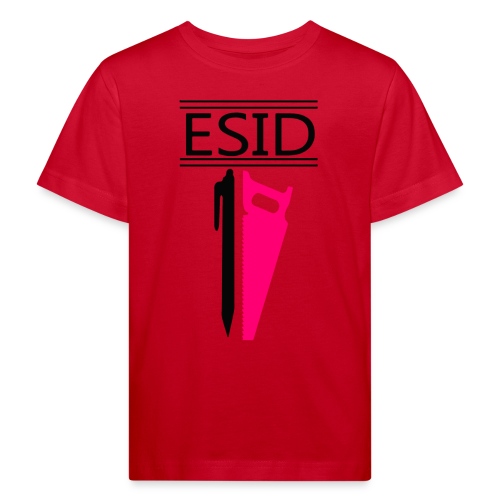 ESID Zwart-roze - Kinderen Bio-T-shirt