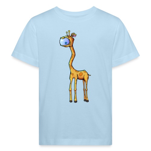 Enøjet giraf - Organic t-shirt til børn