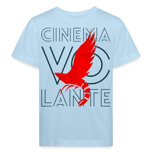 Logo Vintage Lettere Grande | cinemaVOLANTE - Kinder Bio-T-Shirt