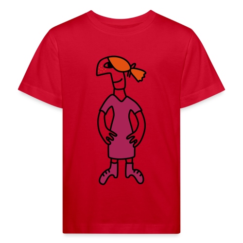 Little red head girl - Ekologisk T-shirt barn