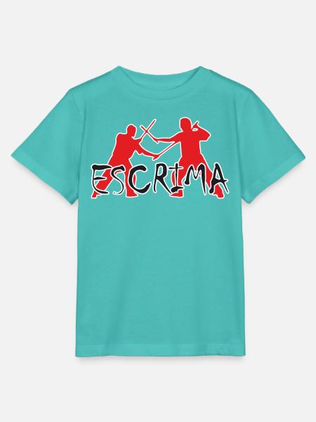 Escrima Sparring - Stanley/Stella Kinder T-Shirt MINI CREATOR - Poolblau