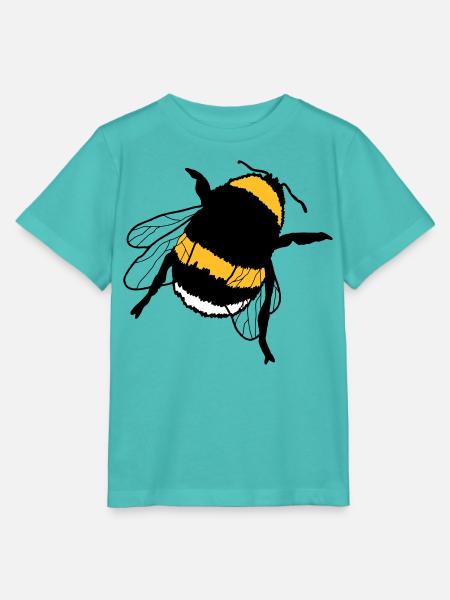 Hummel - Stanley/Stella Kinder T-Shirt MINI CREATOR - Poolblau