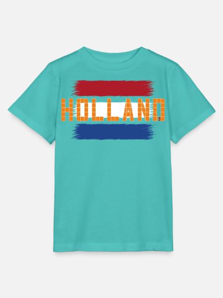 Holland - Stanley/Stella Kinder T-Shirt MINI CREATOR - Poolblau