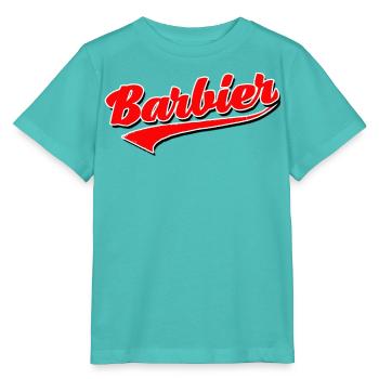 barbier haar bart barber rasieren männer barber - Stanley/Stella Kinder T-Shirt MINI CREATOR  - Poolblau - Vorne