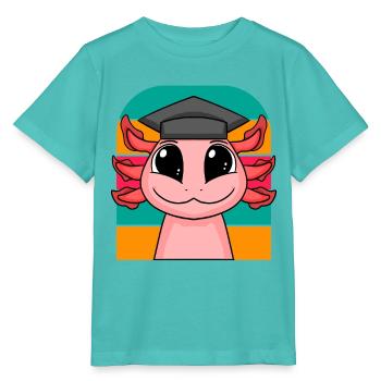 Promotion Doktorarbeit Doktortitel - Stanley/Stella Kinder T-Shirt MINI CREATOR  - Poolblau - Vorne