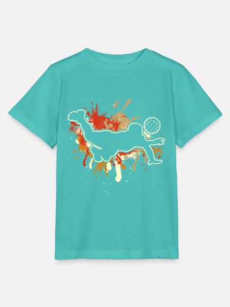 Volleyball - Stanley/Stella Kinder T-Shirt MINI CREATOR  - Poolblau