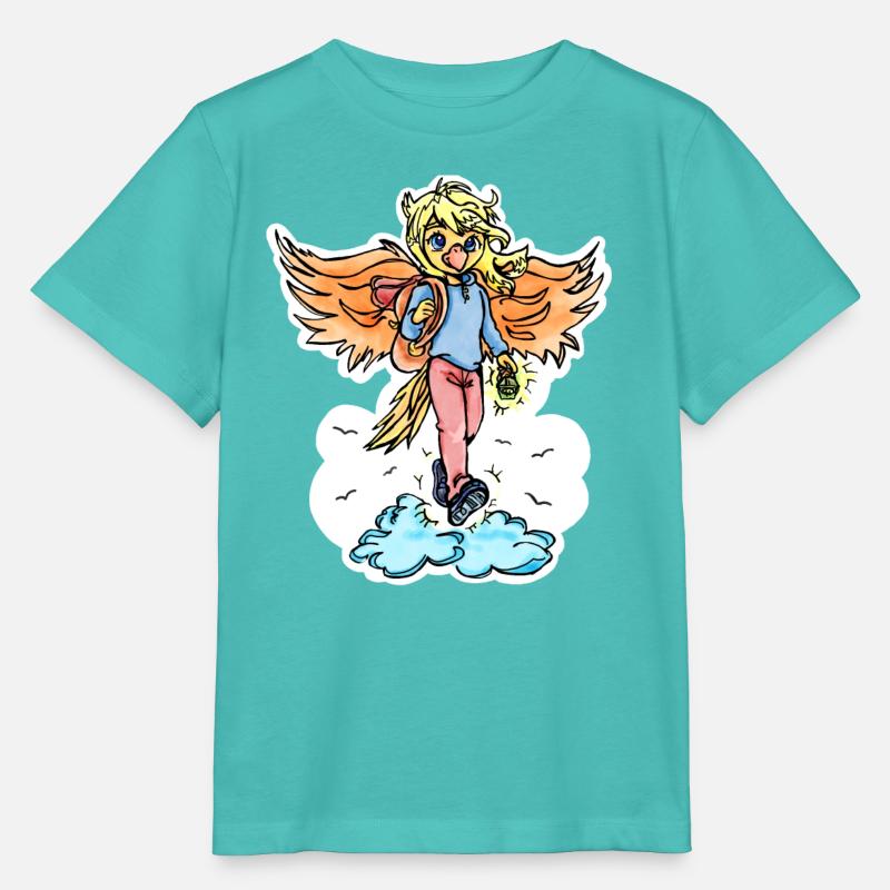 Migration vers le cloud - T-shirt bio MINI CREATOR Stanley/Stella Enfant - bleu piscine