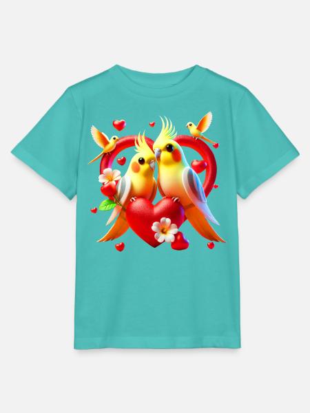 Nymphenheart (03) - Stanley/Stella Kinder T-Shirt MINI CREATOR - Poolblau