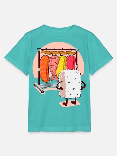 SUSHI Schließfach - Stanley/Stella Kinder T-Shirt MINI CREATOR  - Poolblau