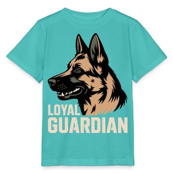 Loyal Guardian - Stanley/Stella MINI CREATOR Kids’ T-Shirt - pool blue - Front