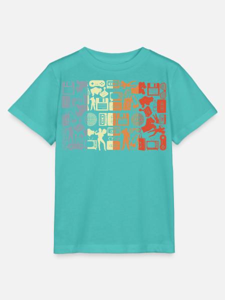 Musikkassette Silhouette - Stanley/Stella Kinder T-Shirt MINI CREATOR - Poolblau