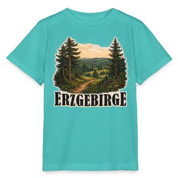 Erzgebirge - Stanley/Stella Kinder T-Shirt MINI CREATOR  - Poolblau - Vorne