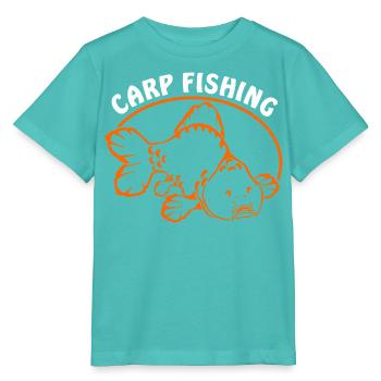 Fische_angeln_002_carp_fishing - Stanley/Stella MINI CREATOR Kids’ T-Shirt - pool blue - Front
