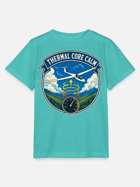 THERMAL CORE CALM - Stanley/Stella Kinder T-Shirt MINI CREATOR  - Poolblau