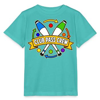 CLUB PASS CREW - Stanley/Stella MINI CREATOR Kids’ T-Shirt - pool blue - Front