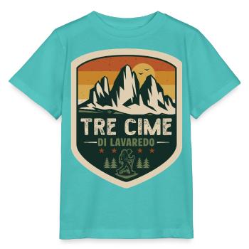 Drei Zinnen Dolomiten – Wandern in Südtirol - Stanley/Stella Kinder T-Shirt MINI CREATOR  - Poolblau - Vorne