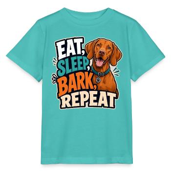Ungarischer Pointer - Stanley/Stella Kinder T-Shirt MINI CREATOR  - Poolblau - Vorne