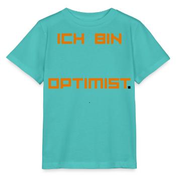 ICH_BIN_OPTIMIST-_ Part 1 - Stanley/Stella Kinder T-Shirt MINI CREATOR  - Poolblau - Vorne