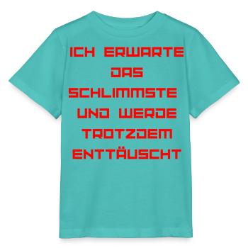 ICH_BIN_OPTIMIST-_Part 2 - Stanley/Stella Kinder T-Shirt MINI CREATOR  - Poolblau - Vorne