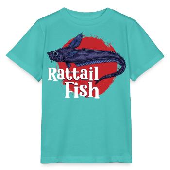 Tiefsee Monster - Tiefsee-Rasselzahnfisch - Stanley/Stella Kinder T-Shirt MINI CREATOR  - Poolblau - Vorne
